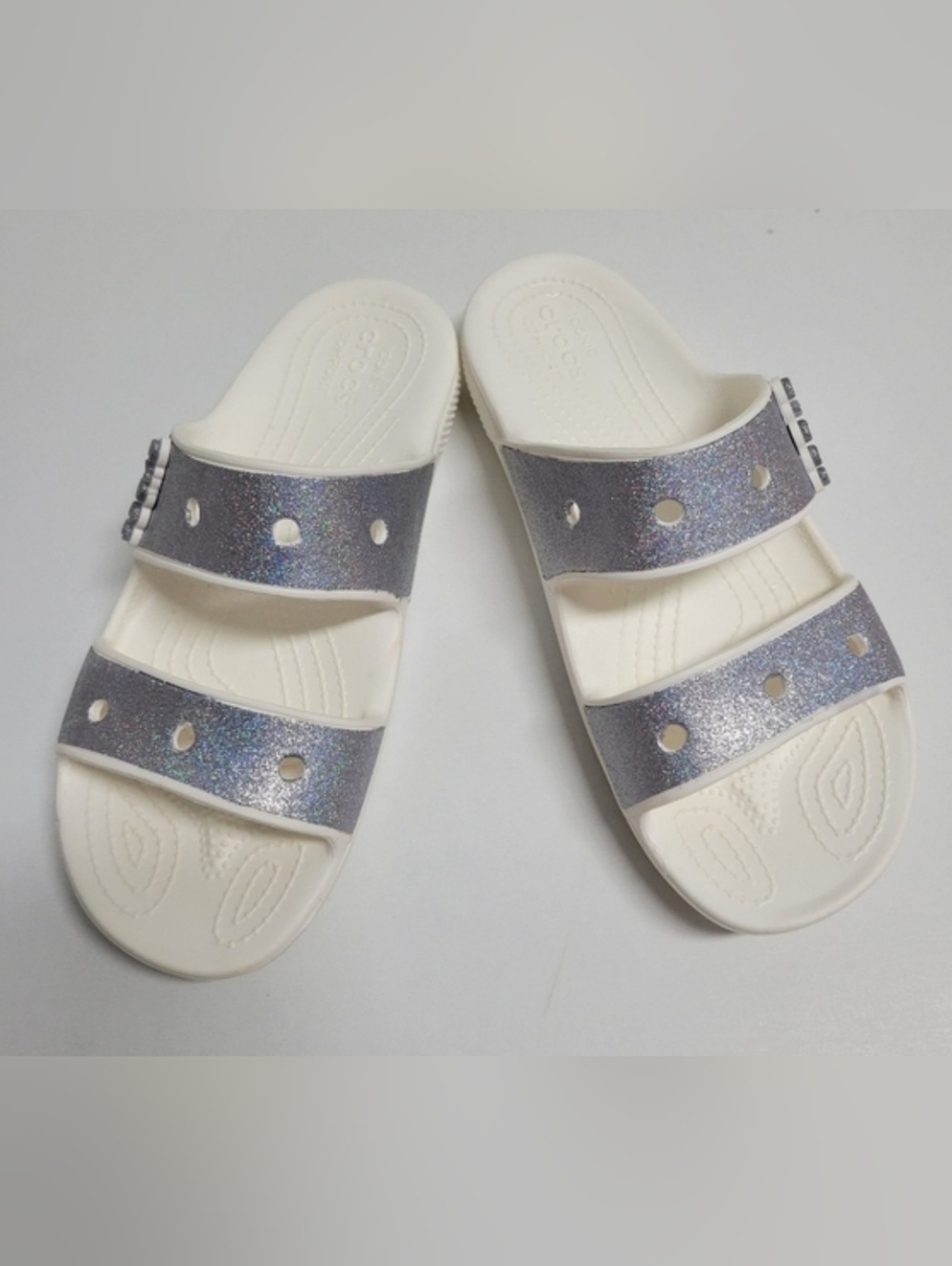 Crocs  Classic Glitter sandals Unisex M7 /W9.